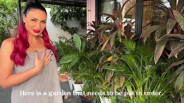 she caught the gardener watching and let him fuck her like a toy