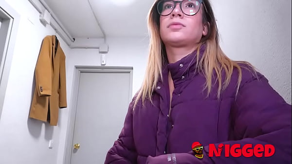 love is skinny beautiful megan love is going to taste a chocolate cock for the first time