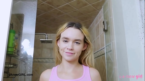 sun kissed glow model took a shower